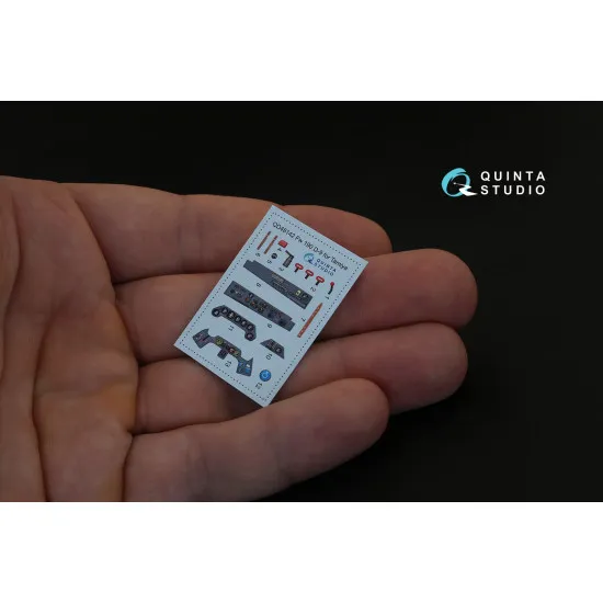 Quinta QD48142 - 1/48 3D-Printed & coloured interior for FW 190D-9 (Tamiya kit)