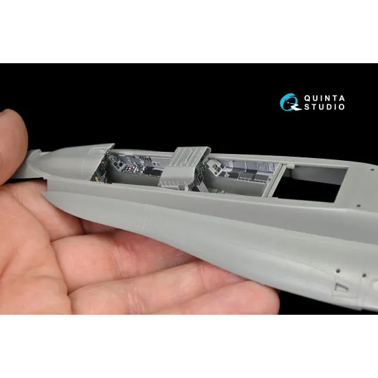 Quinta QD48145 - 1/48 3D-Printed colored interior for F/A-18B Kinetic kit