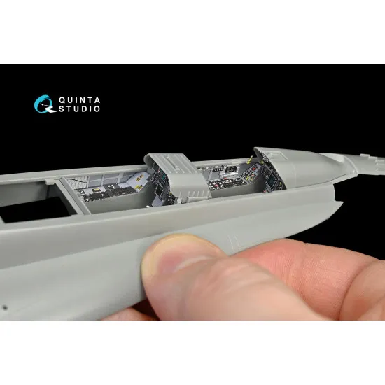 Quinta QD48145 - 1/48 3D-Printed colored interior for F/A-18B Kinetic kit