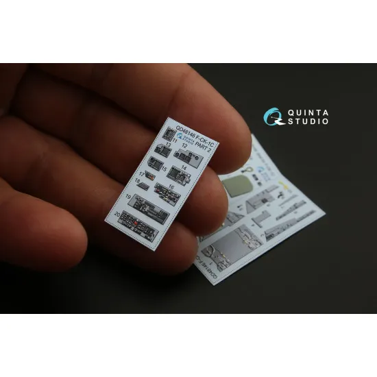 Quinta QD48146 - 1/48 3D-Printed & coloured interior for FCK-1C (AFV club kit)