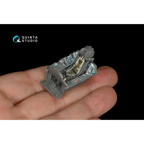 Quinta QD48148 - 1/48 3D-Printed & coloured interior for Su-27 (GWH kit)