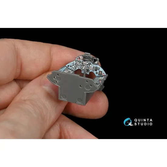 Quinta QD48148 - 1/48 3D-Printed & coloured interior for Su-27 (GWH kit)
