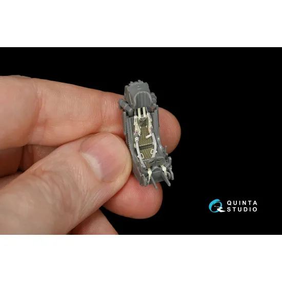 Quinta QD48148 - 1/48 3D-Printed & coloured interior for Su-27 (GWH kit)