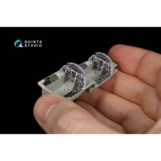 Quinta QD48152 - 1/48 3D-Printed colored interior for TF-104G Hasegawa kit