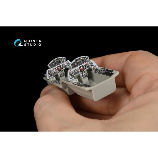 Quinta QD48152 - 1/48 3D-Printed colored interior for TF-104G Hasegawa kit
