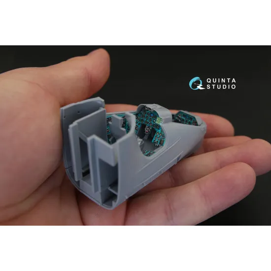 Quinta QD48155 - 1/48 3D-Printed & coloured Interior for Mi-24P Zvezda kit