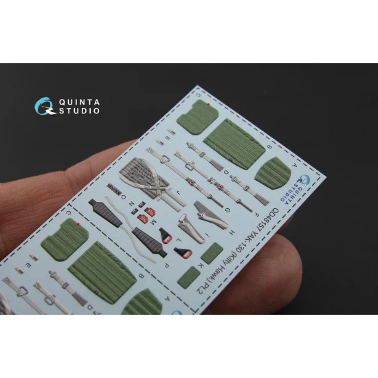 Quinta QD48157 - 1/48 3D-Printed & Coloured Interior for Yak-130 (KittyHawk Kit)