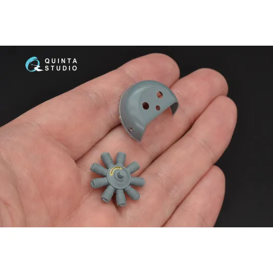 Quinta QD48158 - 1/48 3D-Printed & coloured interior for Fokker Dr.1 Eduard