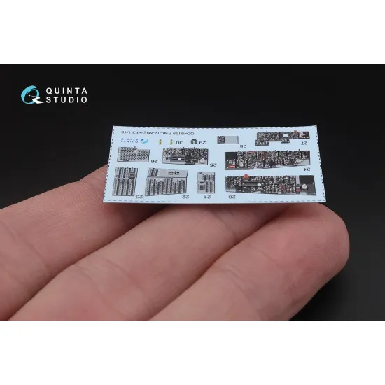 Quinta QD48159 - 1/48 3D-Printed coloured interior for F-4C ZM SWS kit