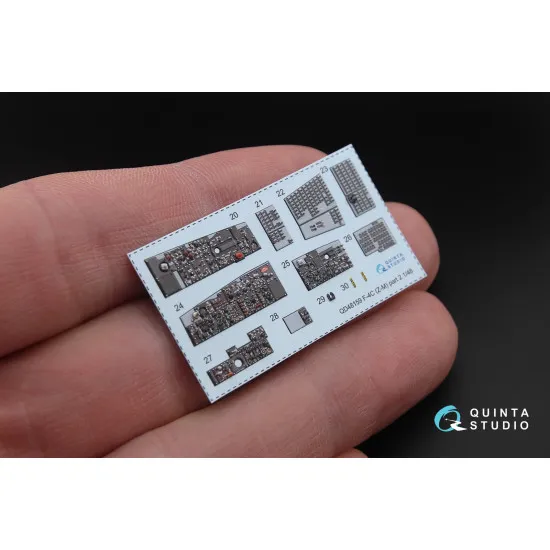 Quinta QD48159 - 1/48 3D-Printed coloured interior for F-4C ZM SWS kit