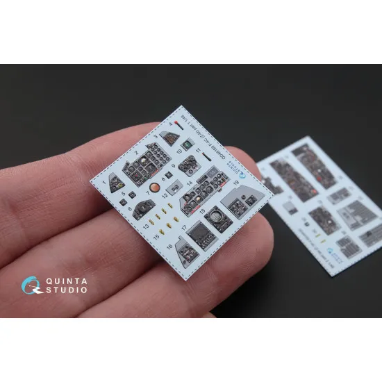 Quinta QD48159 - 1/48 3D-Printed coloured interior for F-4C ZM SWS kit