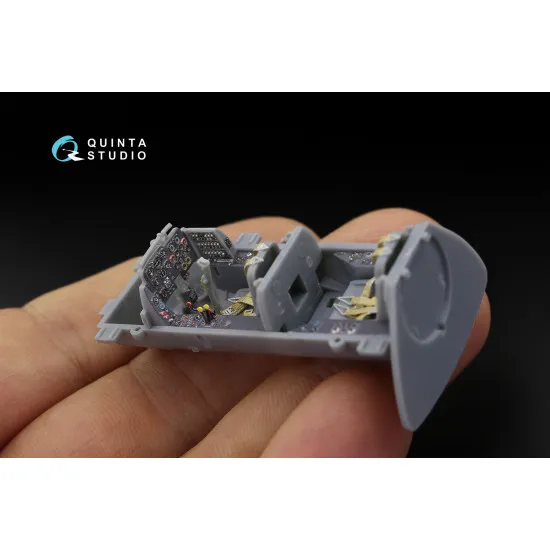 Quinta QD48163 - 1/48 3D-Printed coloured interior for Me 262B-1a HobbyBoss
