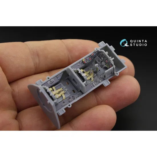 Quinta QD48163 - 1/48 3D-Printed coloured interior for Me 262B-1a HobbyBoss