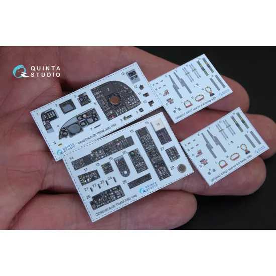 Quinta QD48166 - 1/48 3D-Printed interior for A-6E TRAM Intruder (HobbyBoss kit)