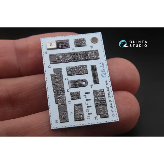 Quinta QD48166 - 1/48 3D-Printed interior for A-6E TRAM Intruder (HobbyBoss kit)