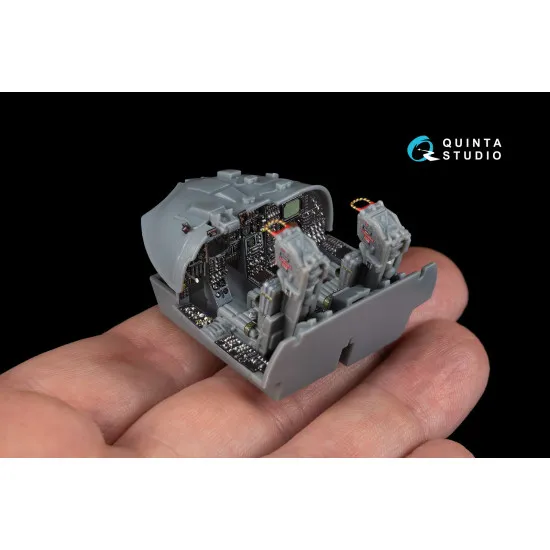 Quinta QD48166 - 1/48 3D-Printed interior for A-6E TRAM Intruder (HobbyBoss kit)