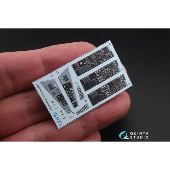 Quinta QD48169 - 1/48 3D-Printed & coloured interior for F-117A (Tamiya kit)