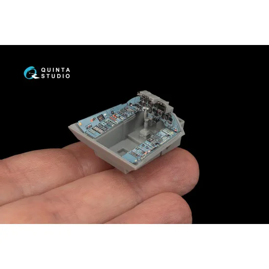 Quinta QD48173 - 1/48 3D-Printed & coloured interior for Su-33 (Minibase kit)