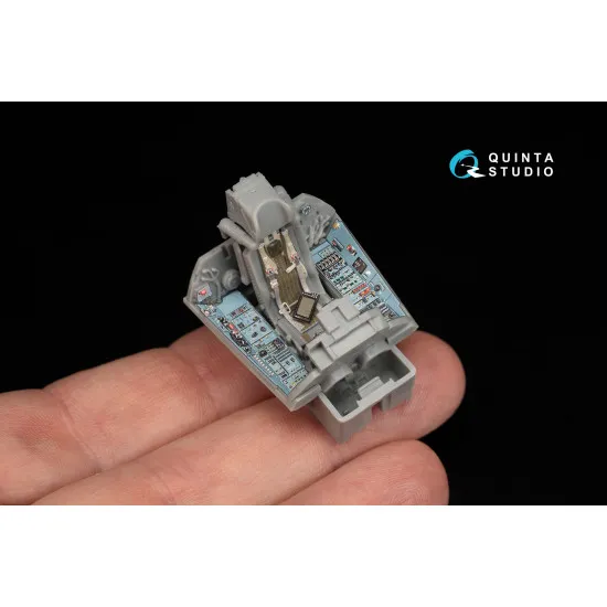 Quinta QD48173 - 1/48 3D-Printed & coloured interior for Su-33 (Minibase kit)