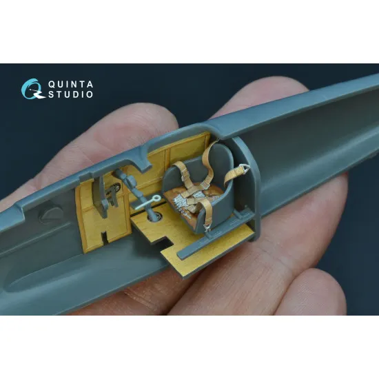 Quinta QD48174 - 1/48 3D-Printed coloured interior for Albatros D.III Eduard