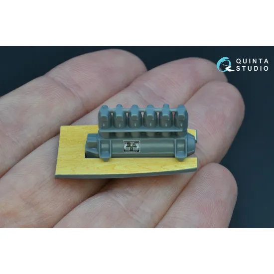 Quinta QD48174 - 1/48 3D-Printed coloured interior for Albatros D.III Eduard