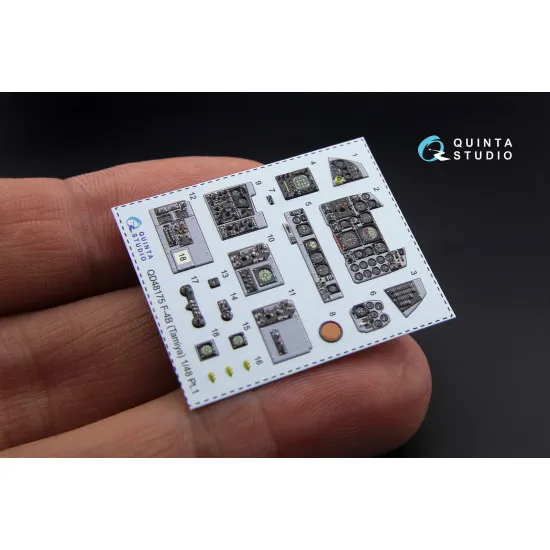 Quintas QD48175 - 1/48 3D-Printed & Coloured Interior for F-4B (Tamiya Kit)
