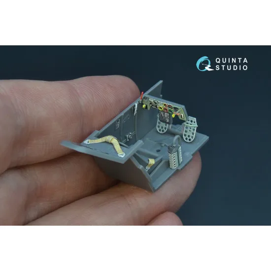 Quinta QD48176 - 1/48 3D-Printed interior for Bf 109E-1 (Wingsy kits)