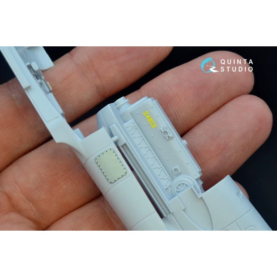 Quinta QD48177 - 1/48 3D Printed coloured interior for Bf 109E Airfix kit