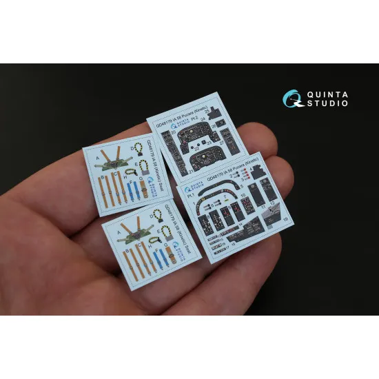 Quinta QD48179 - 1/48 3D-Printed & Coloured Interior IA 58 Pucara Kinetic