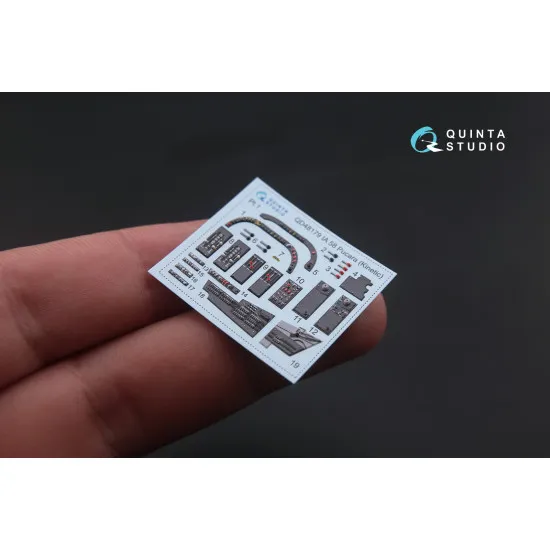 Quinta QD48179 - 1/48 3D-Printed & Coloured Interior IA 58 Pucara Kinetic