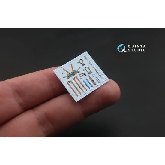 Quinta QD48179 - 1/48 3D-Printed & Coloured Interior IA 58 Pucara Kinetic