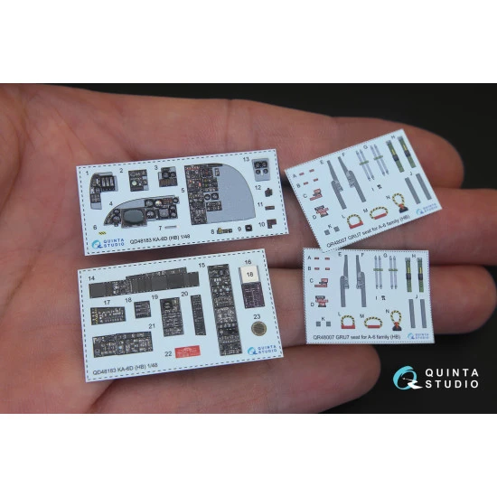 Quinta QD48183 - 1/48 KA-6D Intruder 3Dinterior(for conversion from HobbyBoss) Quinta QD48183 - 1/48 KA-6D Intruder 3Dinterior(for conversion from HobbyBoss)