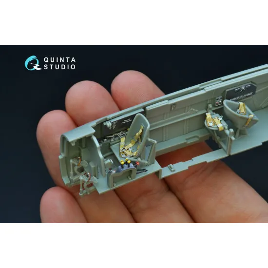 Quinta QD48192 - 1/48 3D-Printed interior for Bf 110C/D (Cyber-hobby)