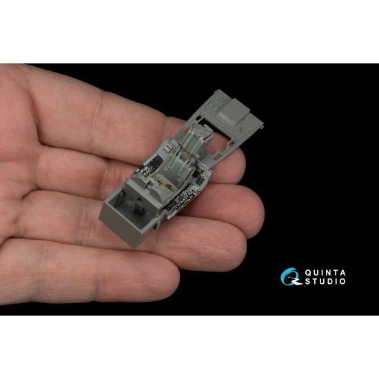 Quinta QD48198 - 1/48 3D-Printed & coloured interior F/A-18E Meng kit