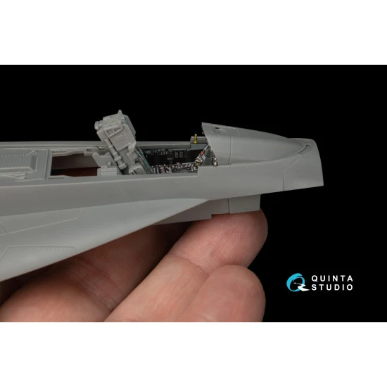 Quinta QD48198 - 1/48 3D-Printed & coloured interior F/A-18E Meng kit