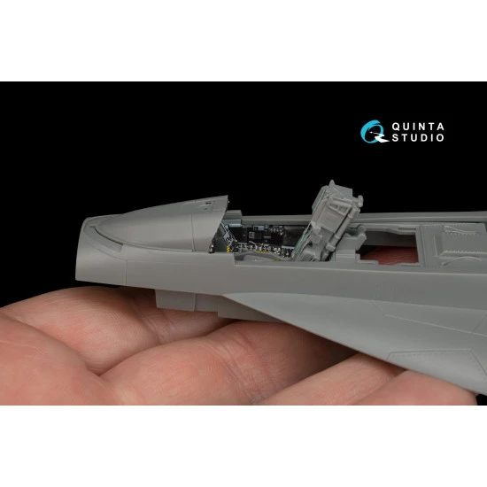 Quinta QD48198 - 1/48 3D-Printed & coloured interior F/A-18E Meng kit