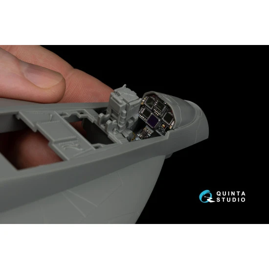 Quinta QD48198 - 1/48 3D-Printed & coloured interior F/A-18E Meng kit