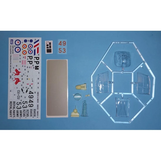 AMP 48-020 - 1/48 - Aerospatiale / Westland Gazelle helicopter plastic model kit
