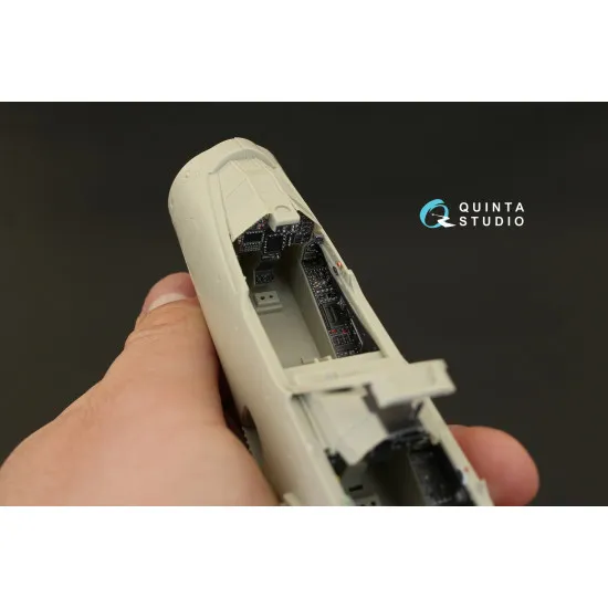Quinta QD32012 - 1/32 3D-Printed & coloured interior Mirage 2000D (Kitty Hawk)