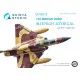 Quinta QD32012 - 1/32 3D-Printed & coloured interior Mirage 2000D (Kitty Hawk)