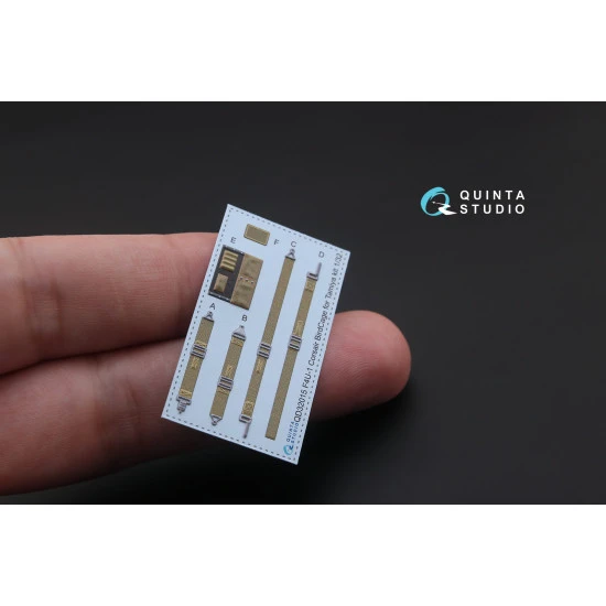 Quinta QD32015 - 1/32 3D Interior for F4U-1 Corsair (Bird cage) (Tamiya kit)