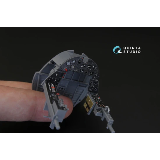 Quinta QD32015 - 1/32 3D Interior for F4U-1 Corsair (Bird cage) (Tamiya kit)