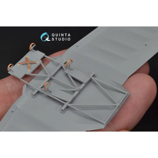 Quinta QD32016 - 1/32 3D-Printed & Coloured Interior for Bu 131 (ICM Kit)