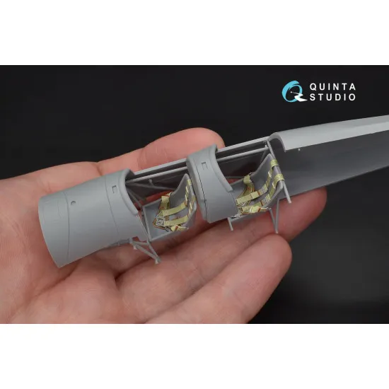 Quinta QD32016 - 1/32 3D-Printed & Coloured Interior for Bu 131 (ICM Kit)