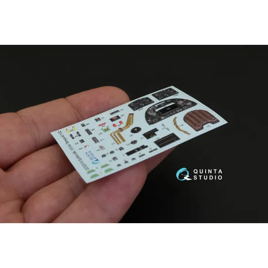 Quinta QD32019 - 1/32 3D-Printed coloured interior Spitfire Mk.VIII (Tamiya)