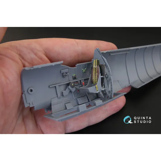 Quinta QD32020 - 1/32 3D Printed Coloured Interior for Spitfire Mk.XVl Tamiya Quinta QD32020 - 1/32 3D Printed Coloured Interior for Spitfire Mk.XVl Tamiya