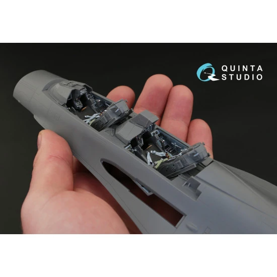 Quinta QD32023 - 1/32 3D-Printed coloured interior for F-16D Academy kit