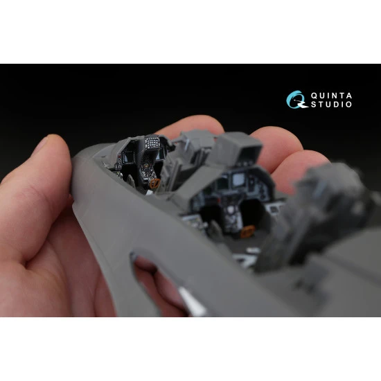 Quinta QD32023 - 1/32 3D-Printed coloured interior for F-16D Academy kit