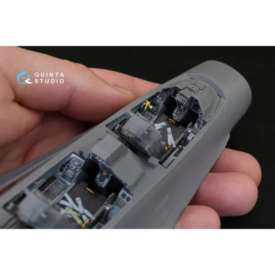 Quinta QD32023 - 1/32 3D-Printed coloured interior for F-16D Academy kit