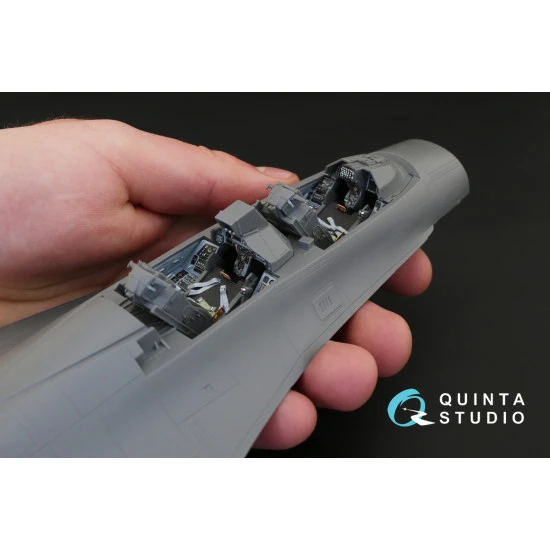 Quinta QD32023 - 1/32 3D-Printed coloured interior for F-16D Academy kit